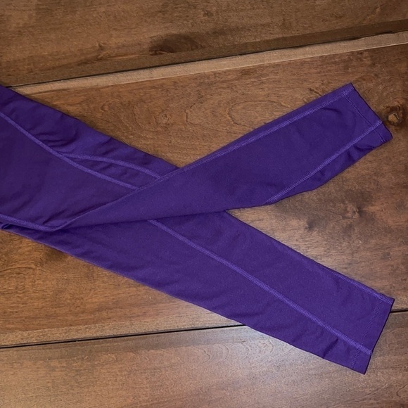 Layers 8 QWICK DRY Purple & Orange Detail Leggings Sz. S - Picture 4 of 17